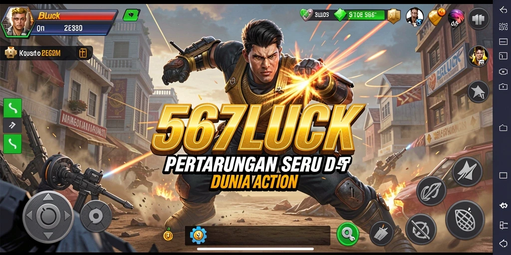Gameplay Action yang mendebarkan di 567LUCK.