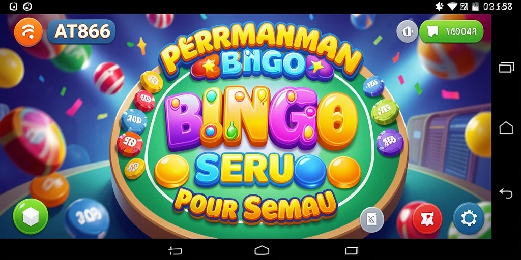 Tampilan gameplay Bingo yang menarik dan interaktif di AT866.