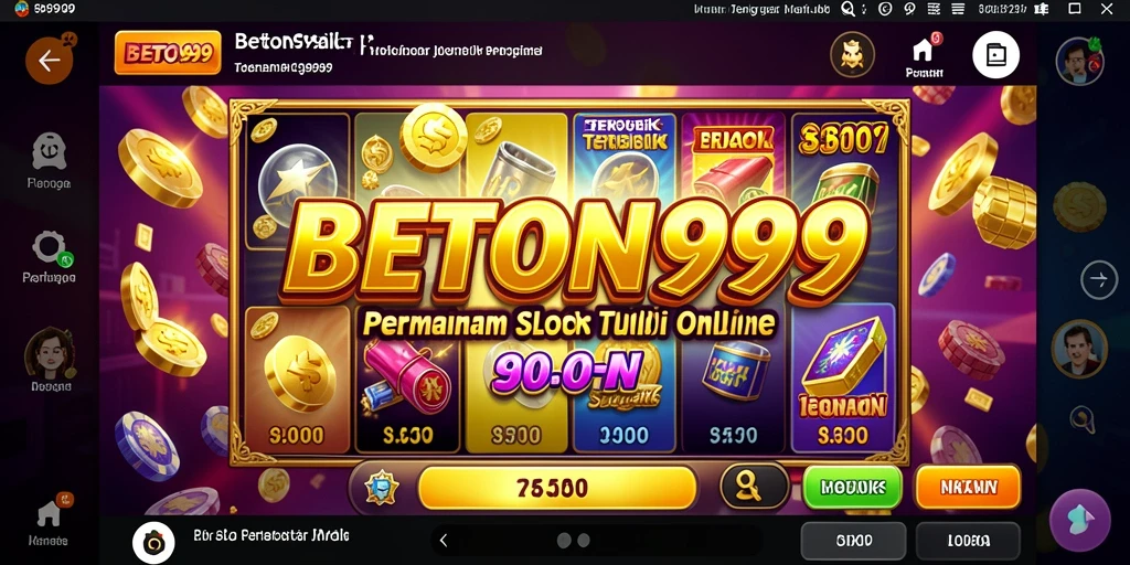 Menampilkan gameplay mendebarkan dari BETON999 dengan berbagai tema slot.