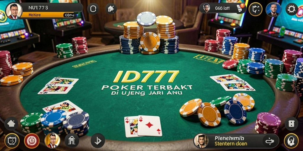 Screenshot gameplay Poker di ID777 menampilkan aksi seru dan grafis yang menawan.