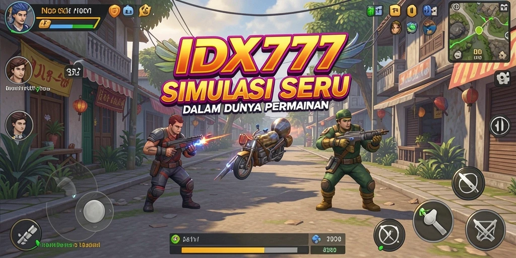 Tampilan gameplay <strong>IDX777</strong> yang menampilkan aksi seru dalam simulasi.