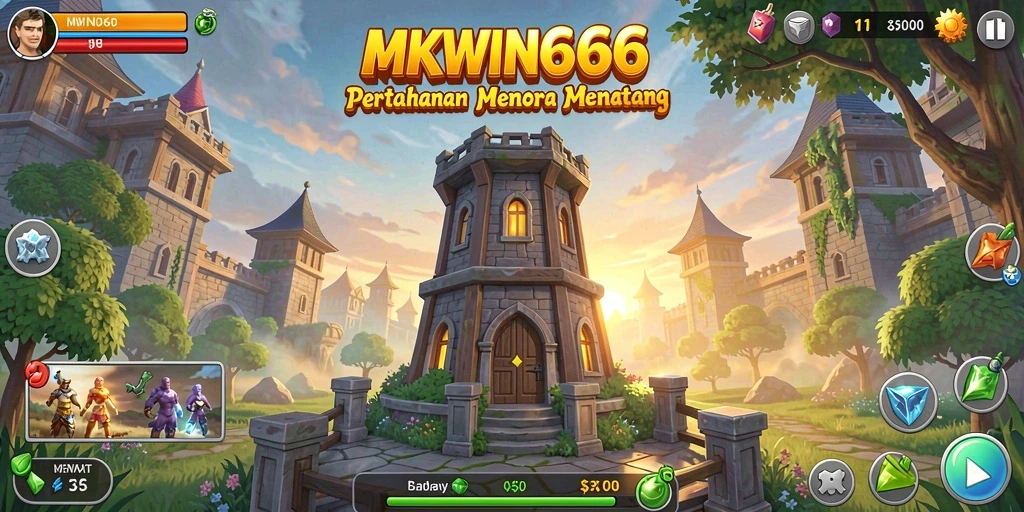 Tampilan gameplay MKWIN666 yang seru dan mendebarkan.