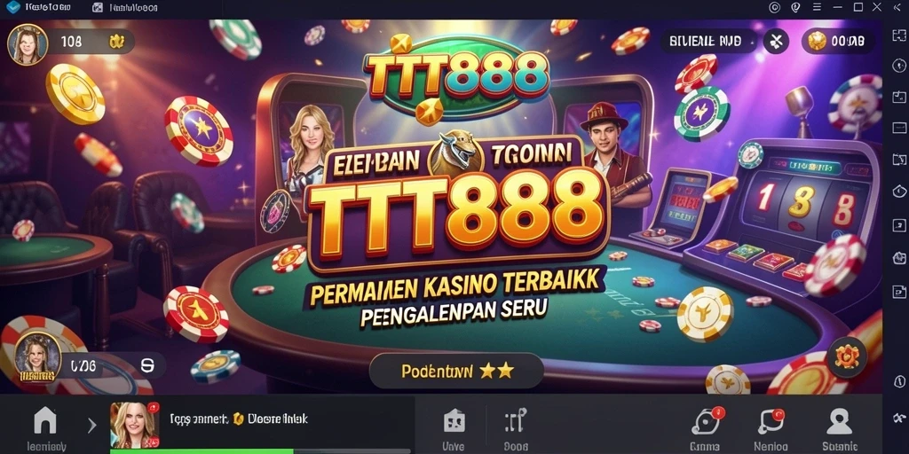 Tampilan gameplay seru dan menarik di TTT888.